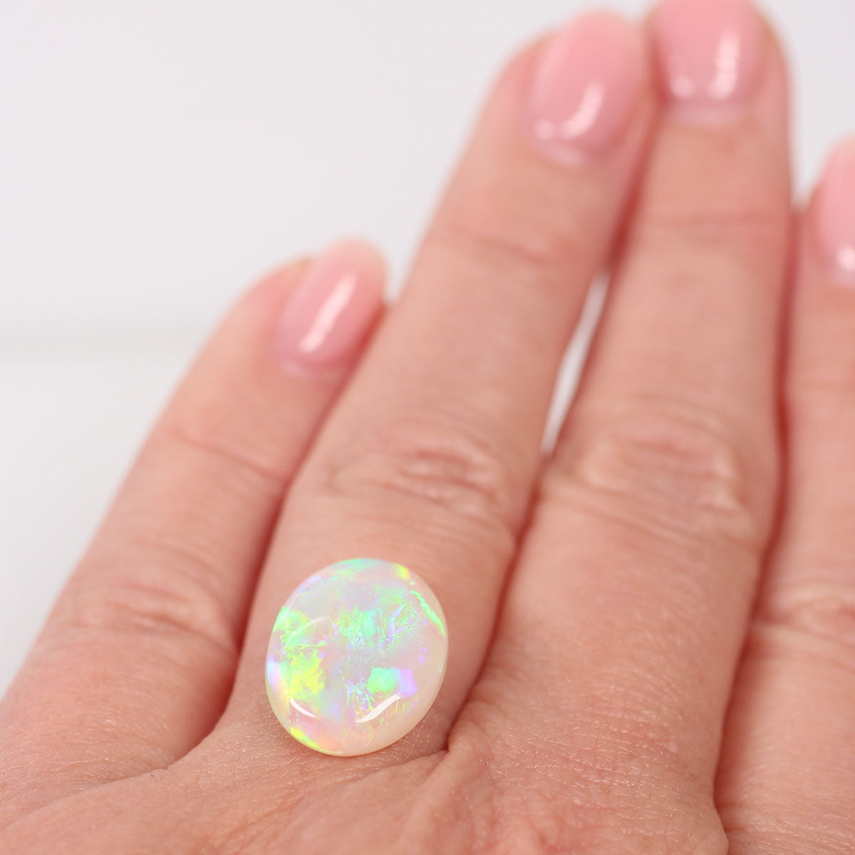 5.78ct Crystal Opal - 12 x 16 x 4.5mm