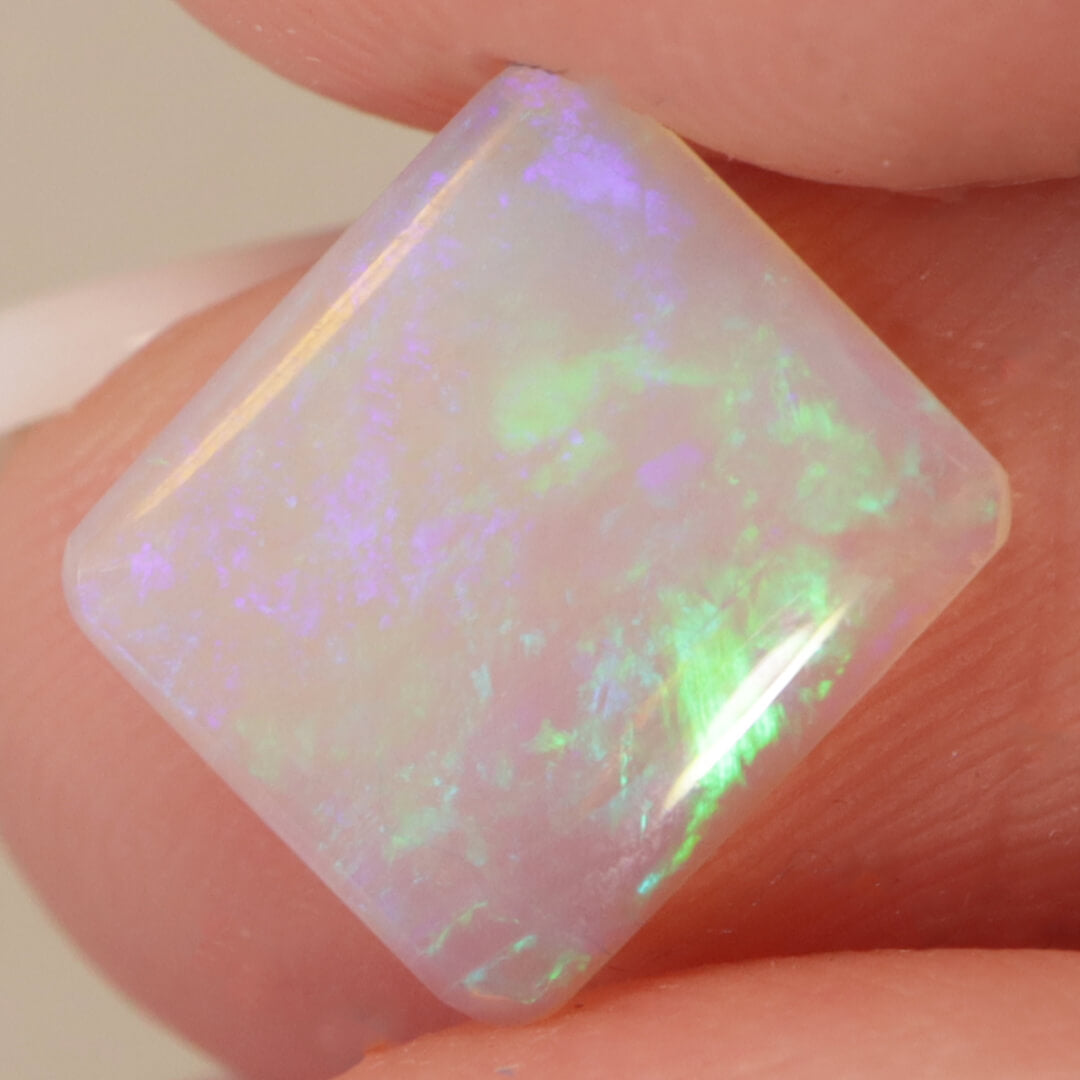 1.75ct Dark Crystal Opal - 9 x 10.5 x 2.2 mm