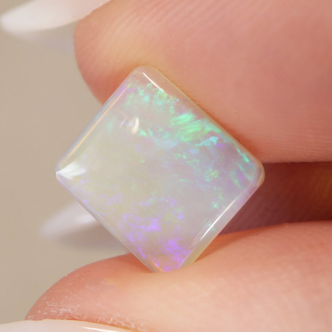 1.75ct Dark Crystal Opal - 9 x 10.5 x 2.2 mm