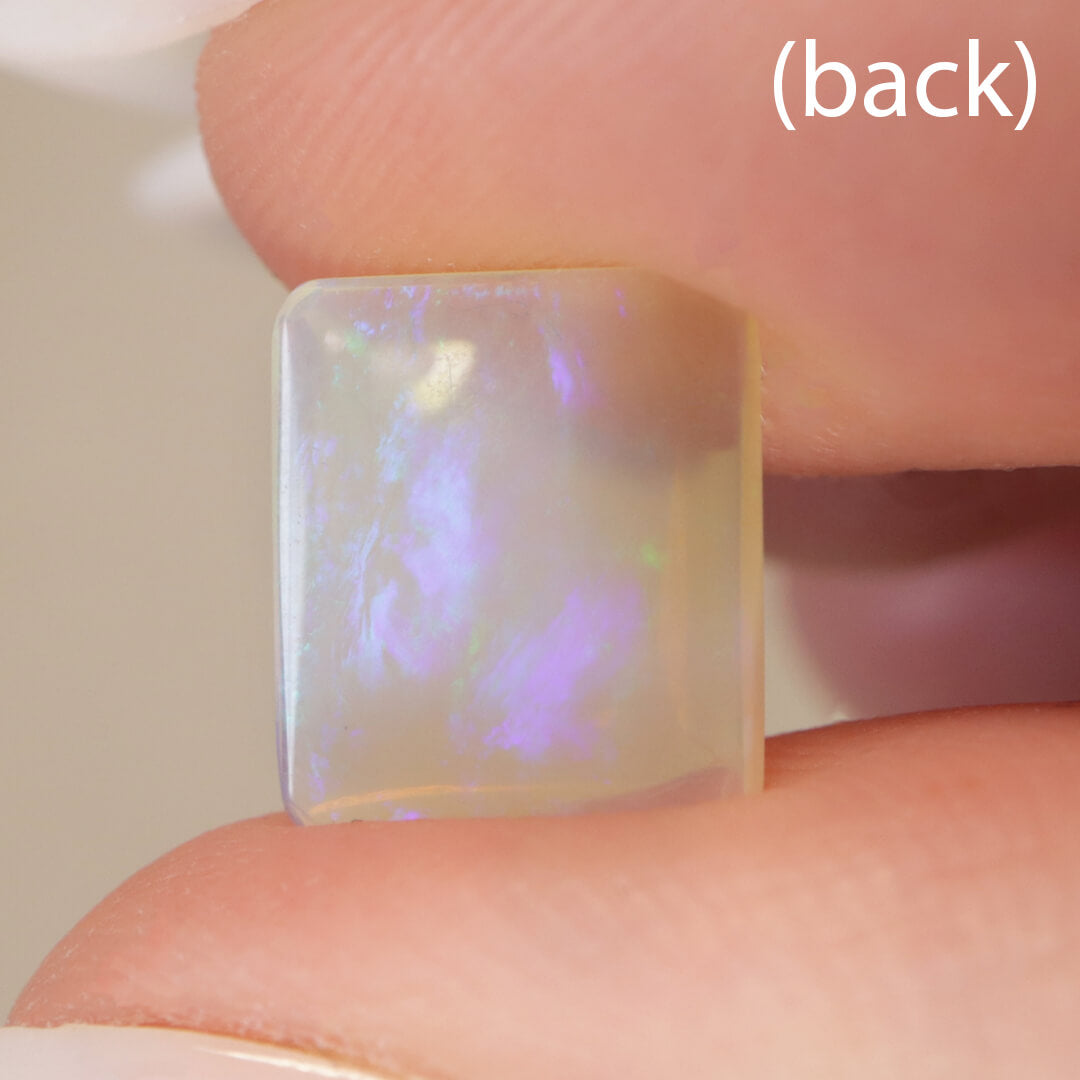 1.75ct Dark Crystal Opal - 9 x 10.5 x 2.2 mm
