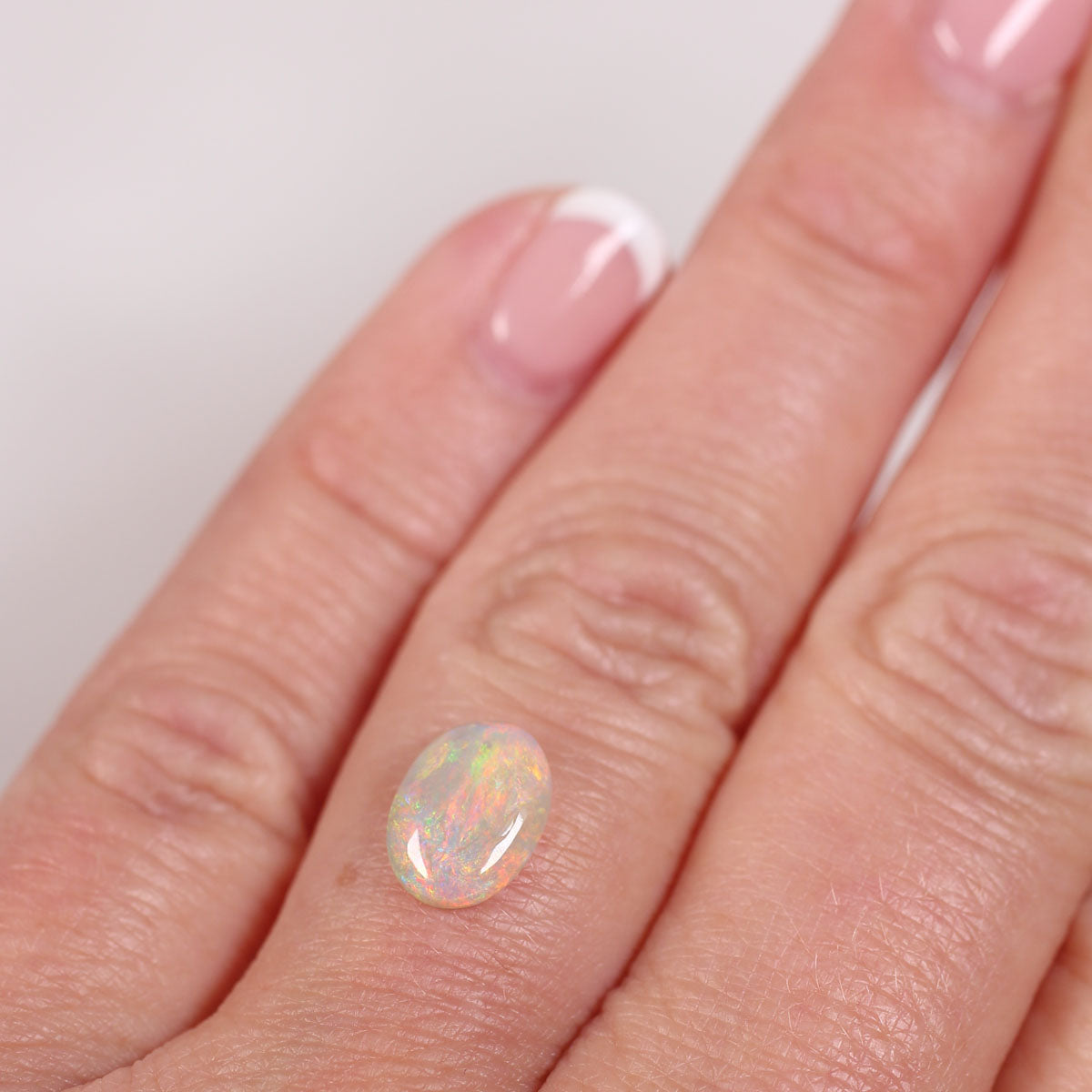1.25 ct Double Sided Dark Crystal Opal - 7 x 9.5 x 3mm