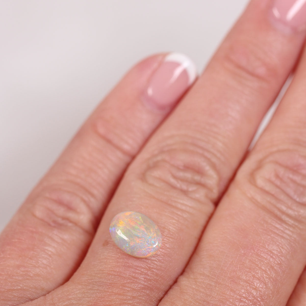 1.25 ct Double Sided Dark Crystal Opal - 7 x 9.5 x 3mm