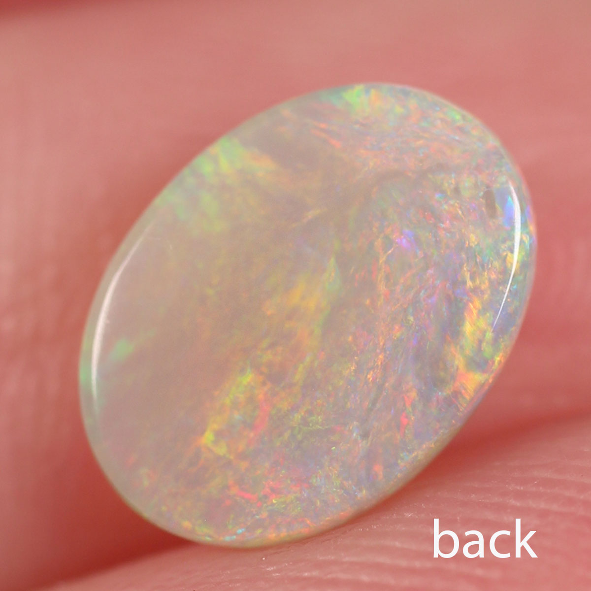 1.25 ct Double Sided Dark Crystal Opal - 7 x 9.5 x 3mm