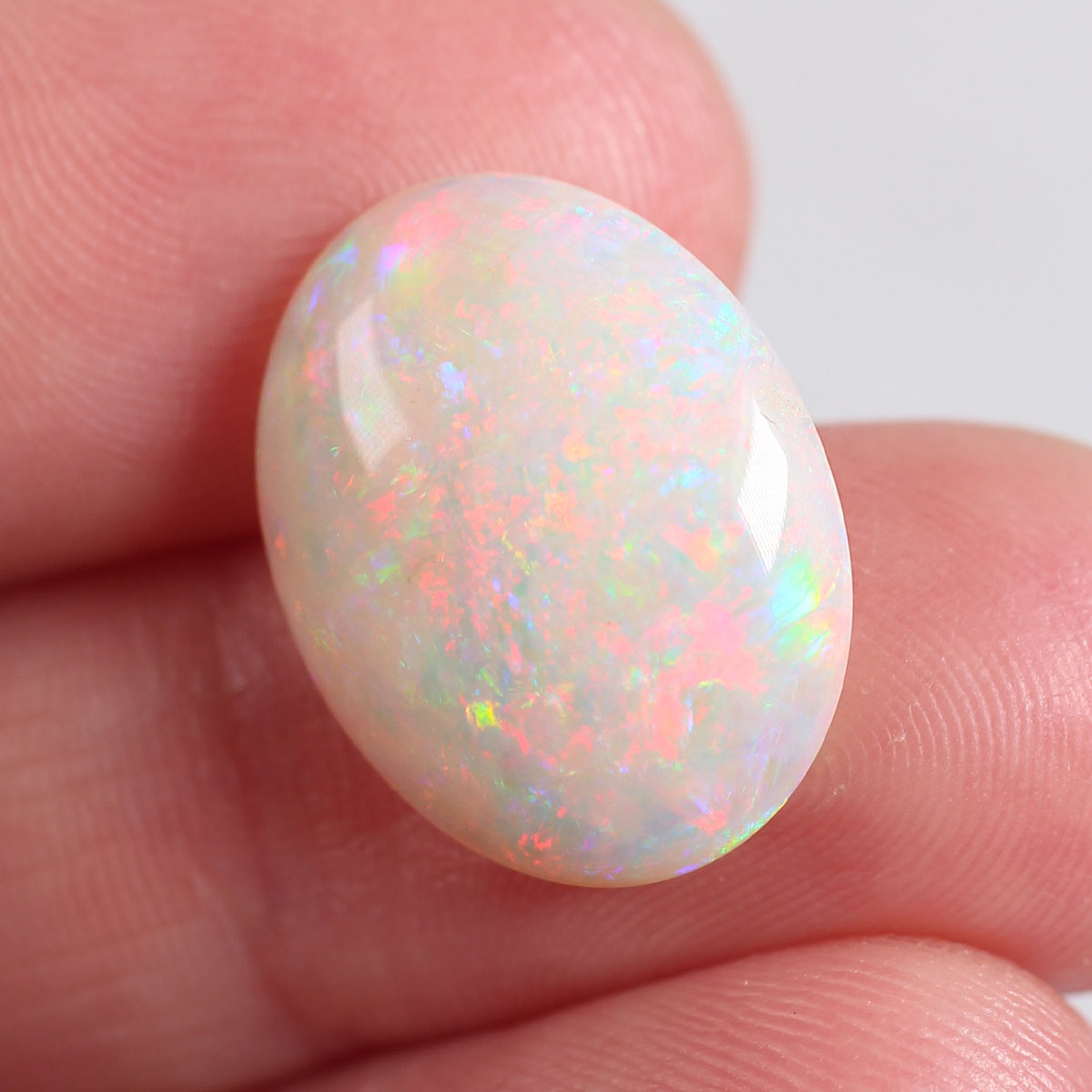 6.5 ct Light Double Sided Opal - 13.9 x 17.7 x 4.8mm