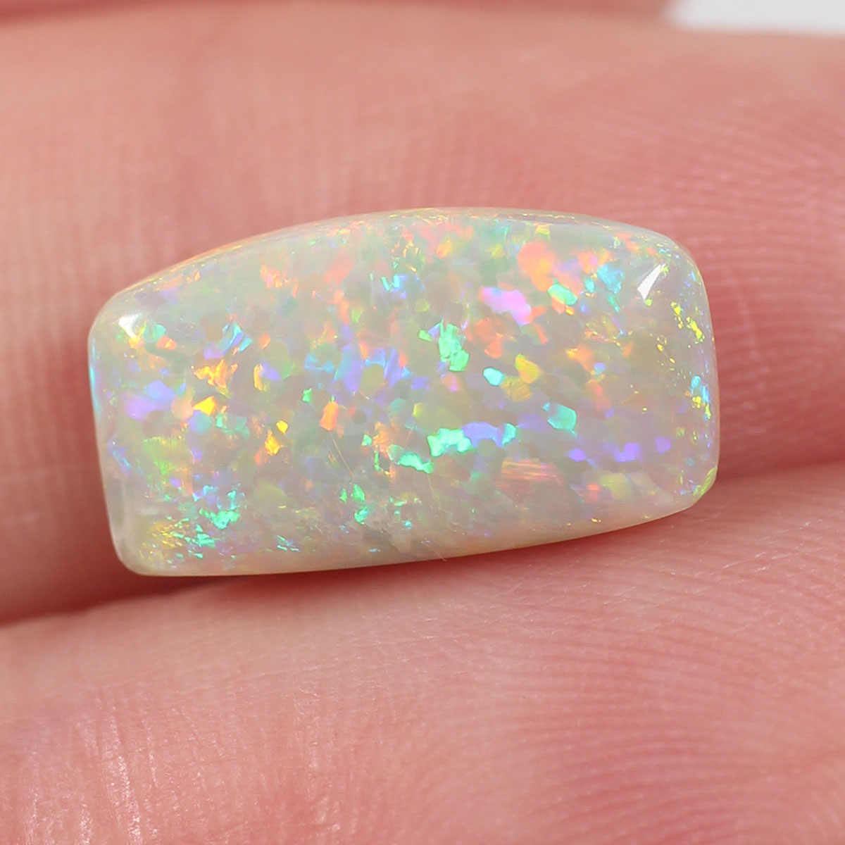 3.4 ct Dark Opal - 8 x 14 x 4mm