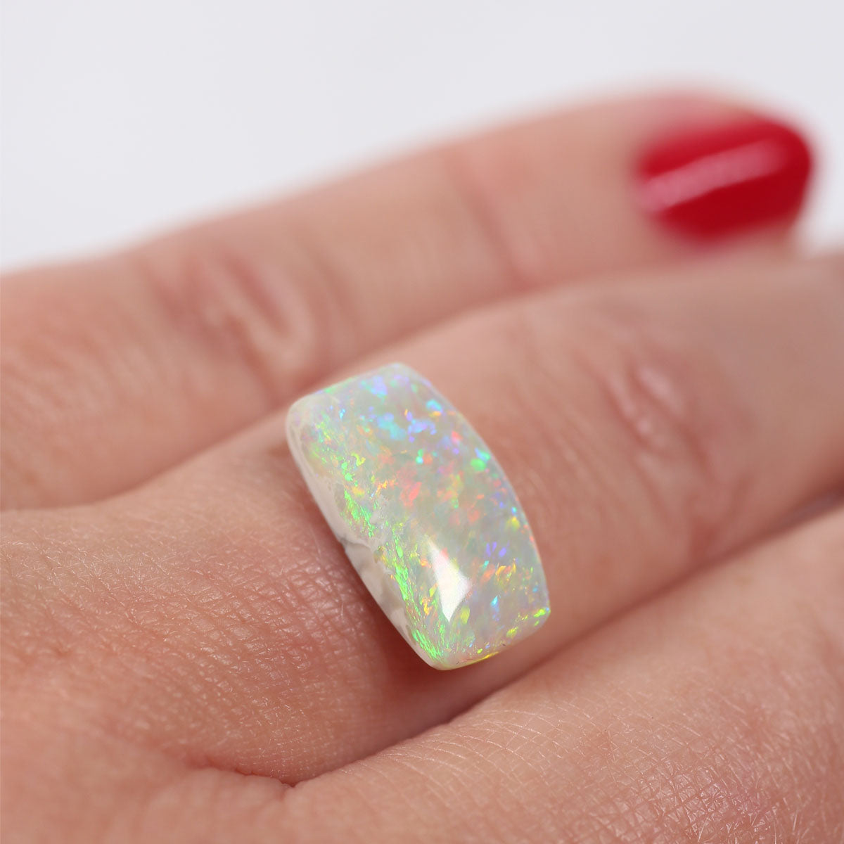 3.4 ct Dark Opal - 8 x 14 x 4mm