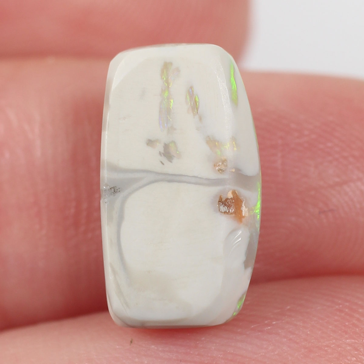 3.4 ct Dark Opal - 8 x 14 x 4mm