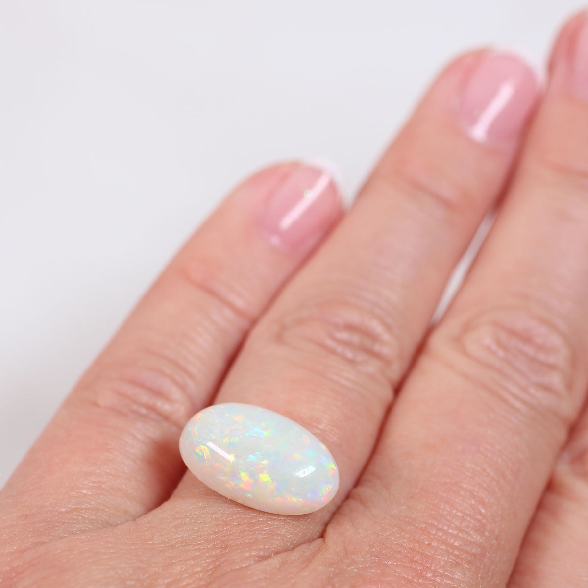 6.33ct Light Opal - 10 x 17 x 6mm