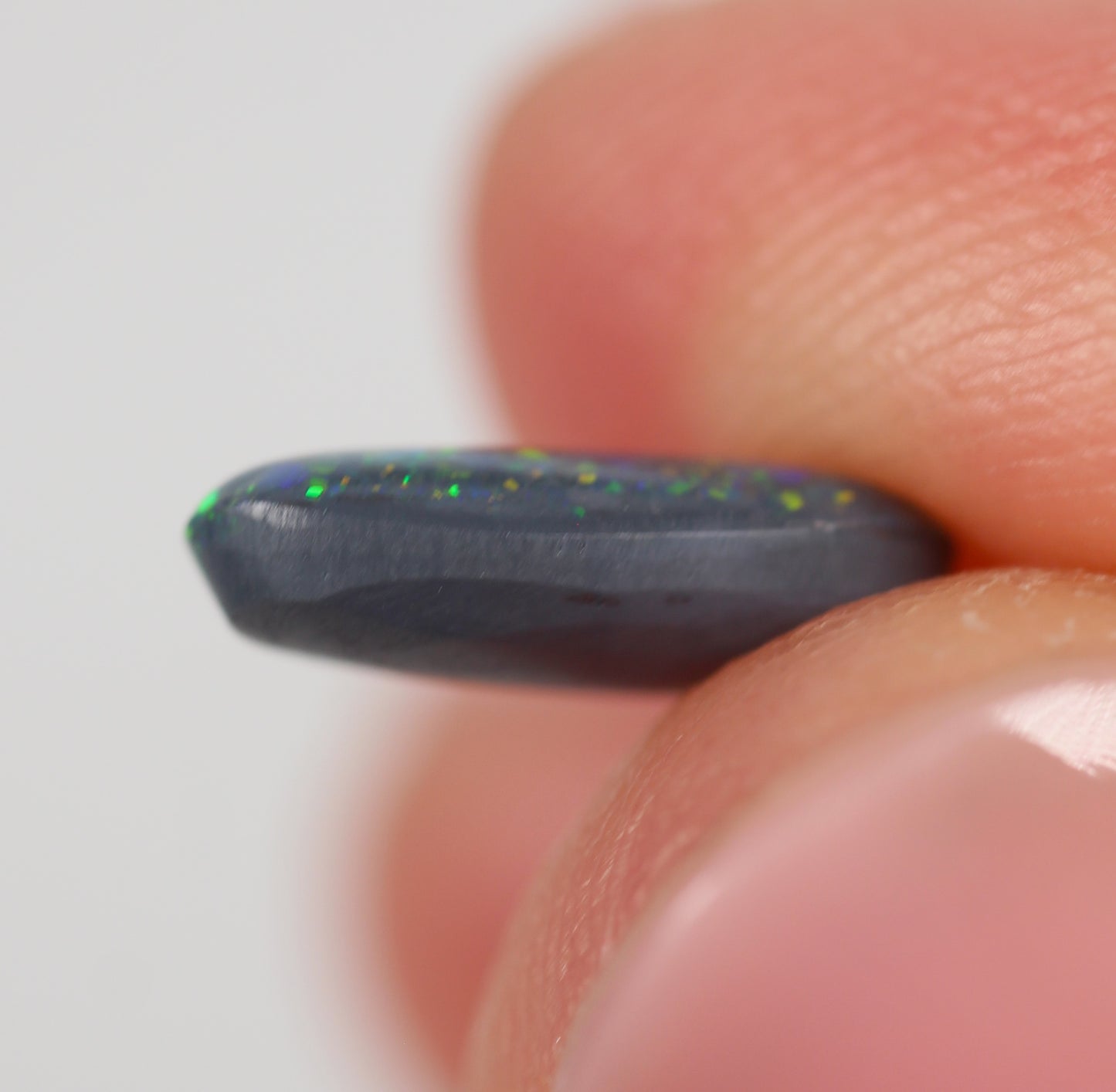 0.82ct Black Opal - 4.5 x 10 x 3mm