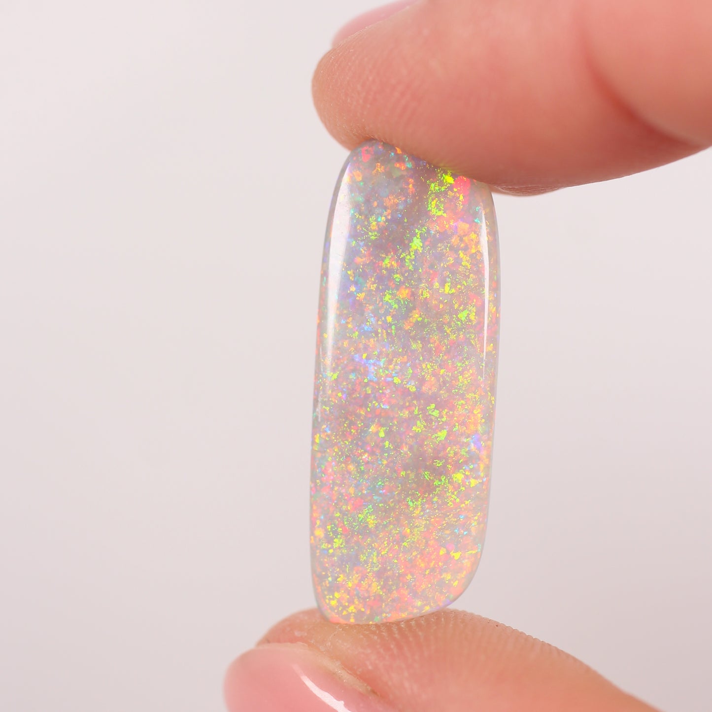5.23ct Dark Opal - 10.2 x 27.6 x 2.5mm