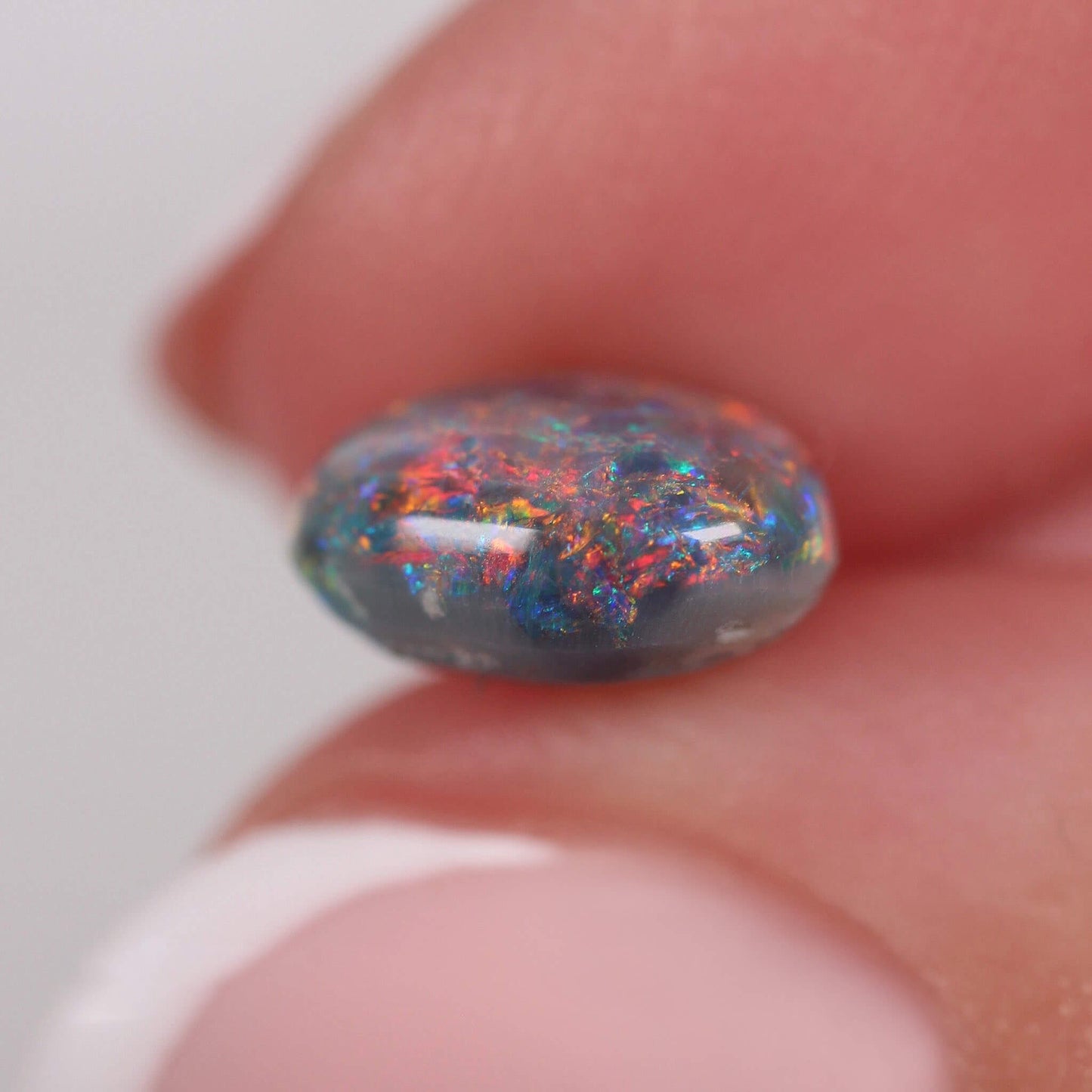 2.04ct Black Opal - 8.7 x 8.5 x 4.8mm