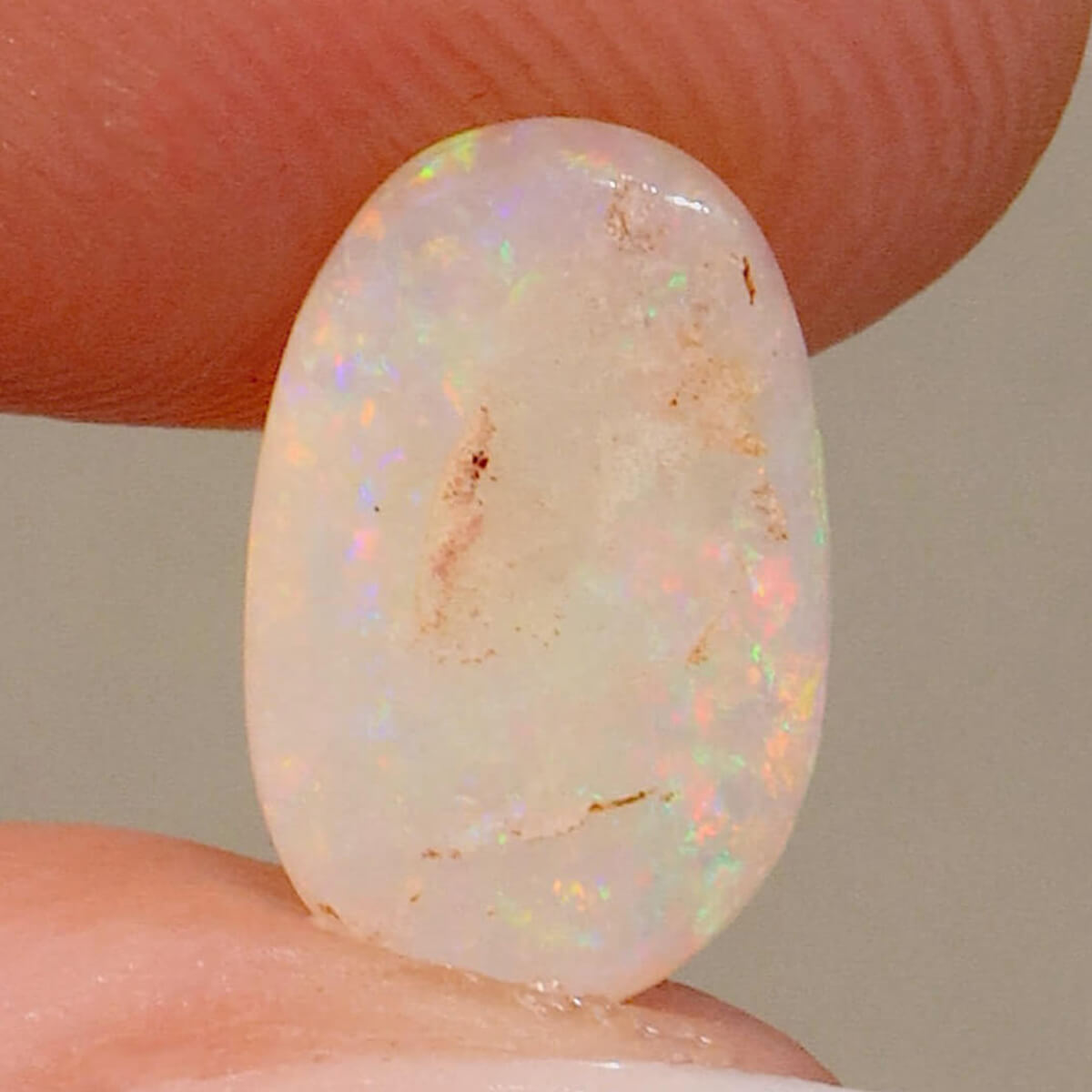 1.64ct Light Opal - 7 x 11 x 3mm