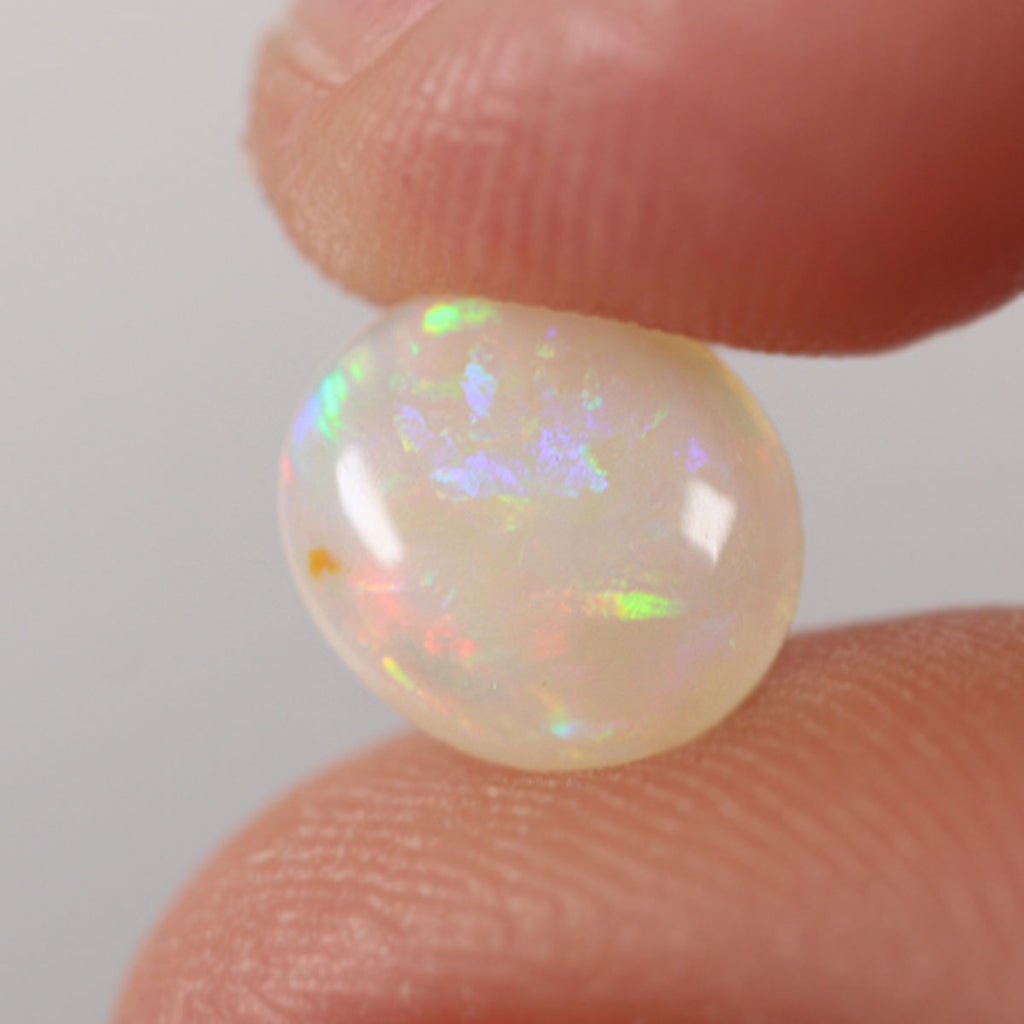 Purple-blue light opal 1.25ct natural solid Australian opal from Coober Pedy
