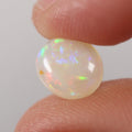 Purple-blue light opal 1.25ct natural solid Australian opal from Coober Pedy