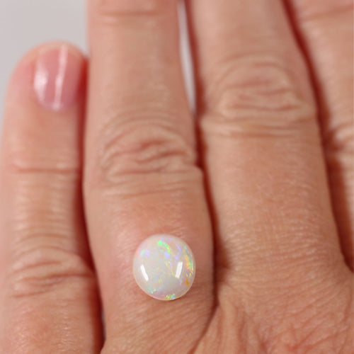 1.25ct Light Opal - 8.4 x 9.4 x 2.8mm