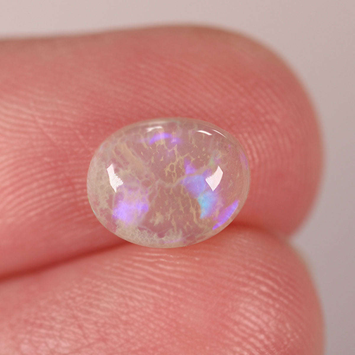 Lightning Ridge Crystal 1.25ct Natural Solid Subdued Blue Purple Galaxy