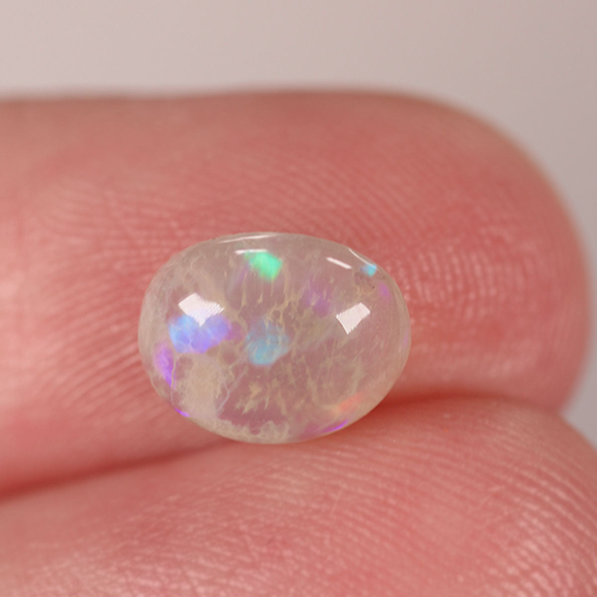 Lightning Ridge Crystal 1.25ct Natural Solid Subdued Blue Purple Galaxy