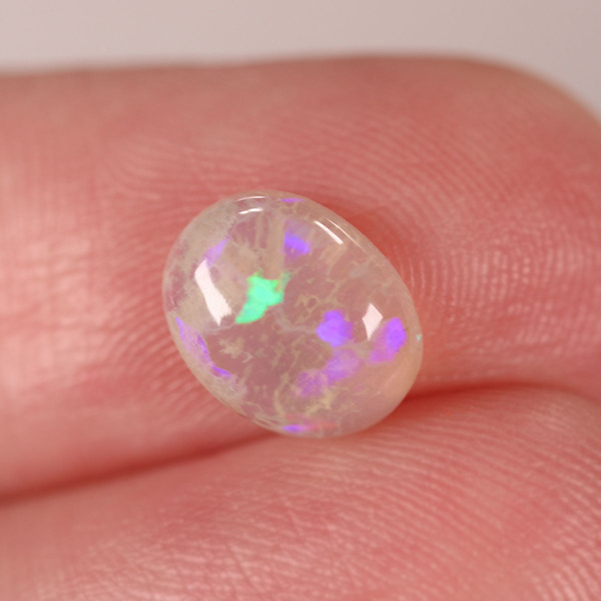 Lightning Ridge Crystal 1.25ct Natural Solid Subdued Blue Purple Galaxy