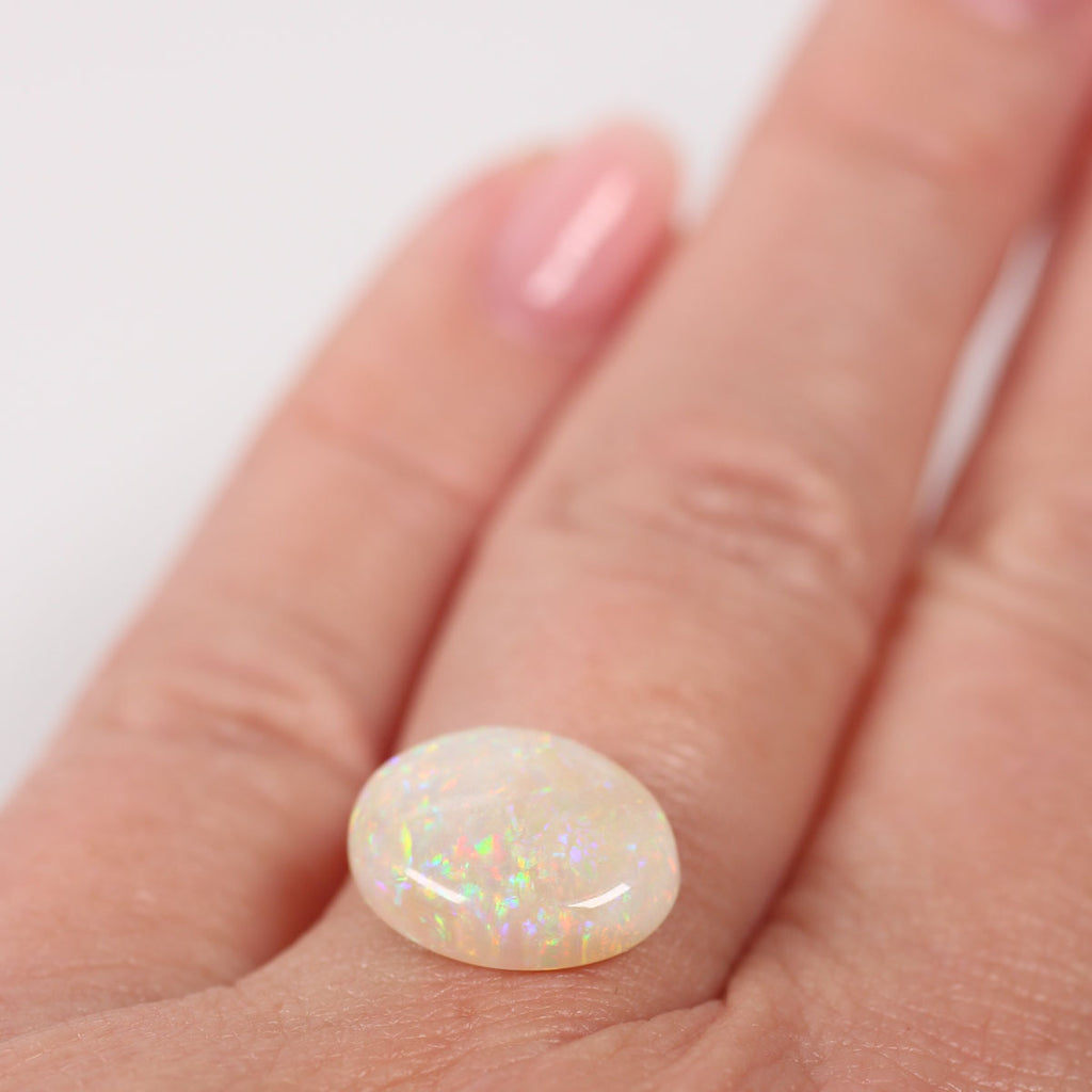 3.87ct Light Opal - 10.6 x 13.3 x 4.1mm
