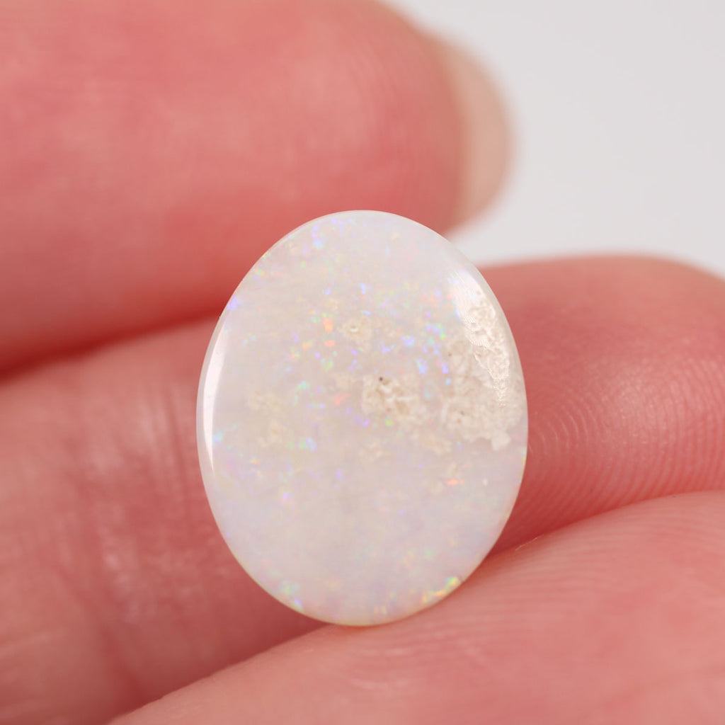 3.87ct Light Opal - 10.6 x 13.3 x 4.1mm