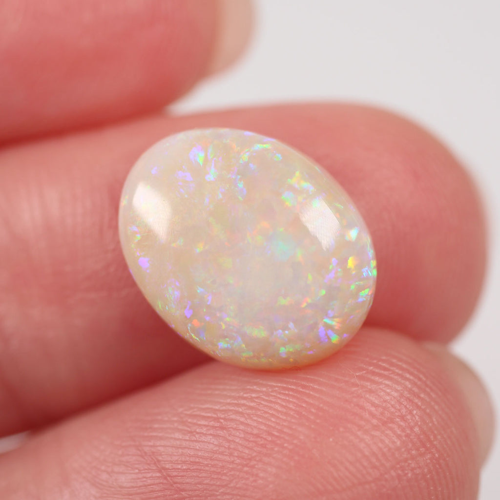 3.87ct Light Opal - 10.6 x 13.3 x 4.1mm