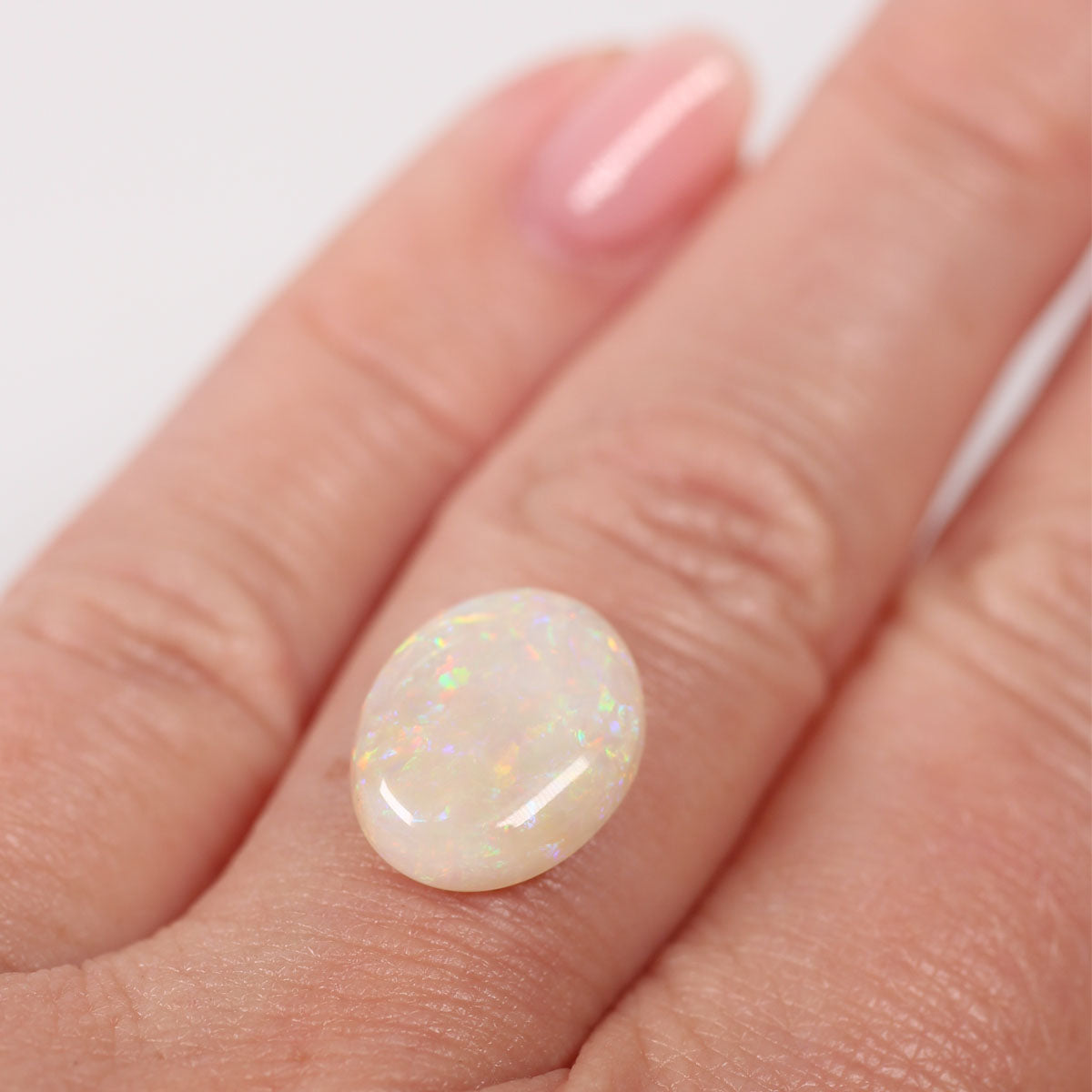 3.87ct Light Opal - 10.6 x 13.3 x 4.1mm