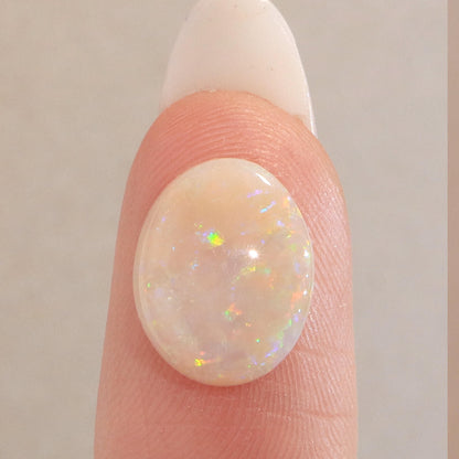 3.87ct Light Opal - 10.5 x 13 x 4mm