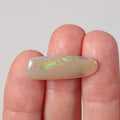 5.8ct dark crystal opal from Lightning Ridge with green-orange foil flash play-of-colour