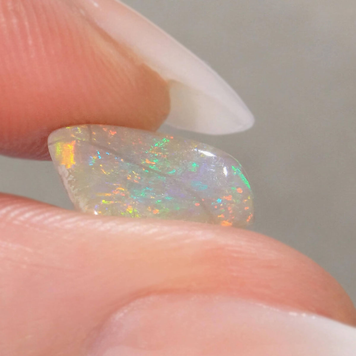 1.30ct Light Opal - 8.7 x 10.9 x 1.9mm