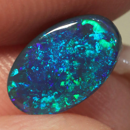 0.85ct Black Opal - 6 x 9.5 x 2mm