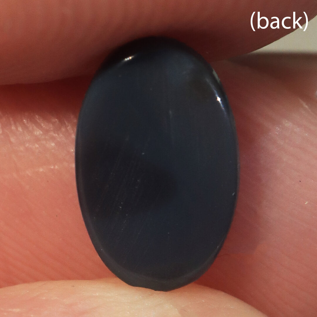 0.85ct Black Opal - 6 x 9.5 x 2mm