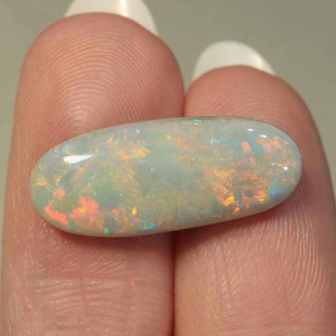 5.73ct Dark Opal - 9 x 21.5 x 4mm