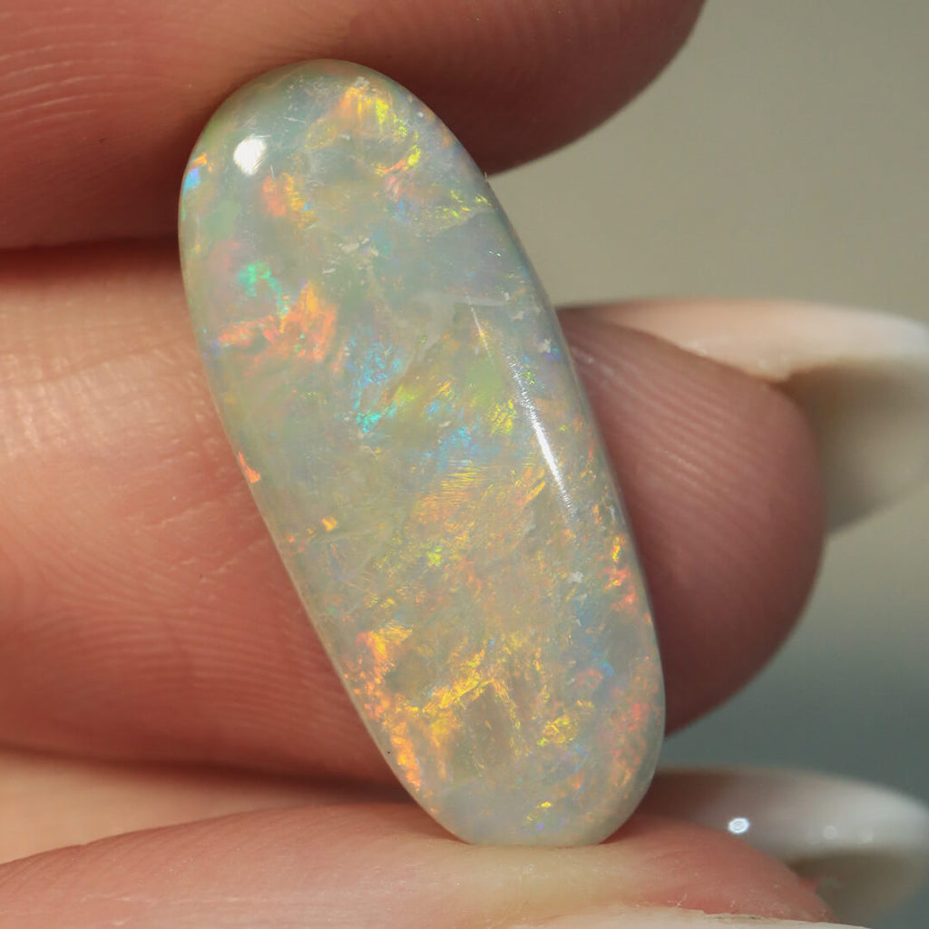 5.73ct Dark Opal - 9 x 21.5 x 4mm