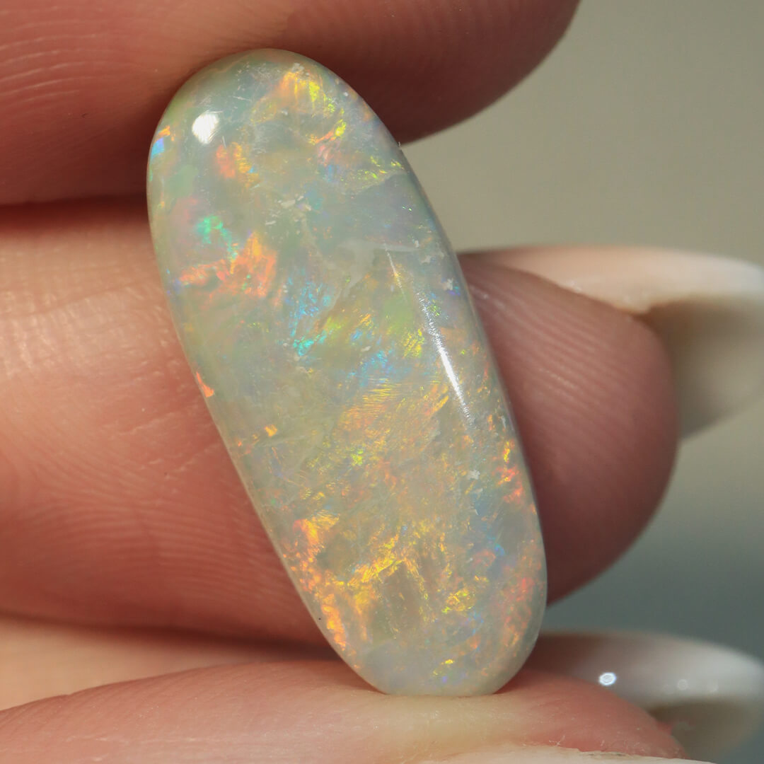 5.73ct Dark Opal - 9 x 21.5 x 4mm