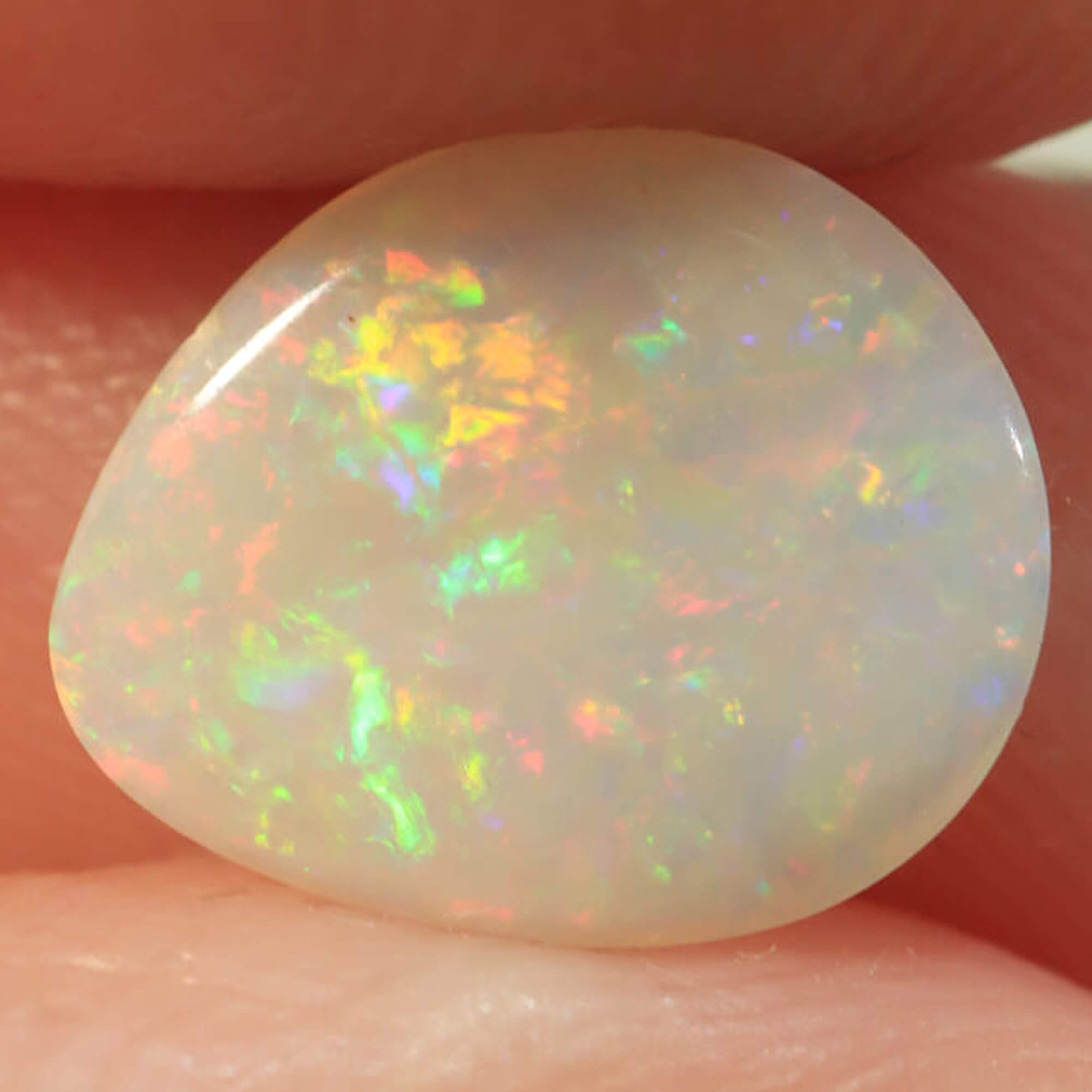 0.90ct Light Opal - 8 x 9.5 x 2mm