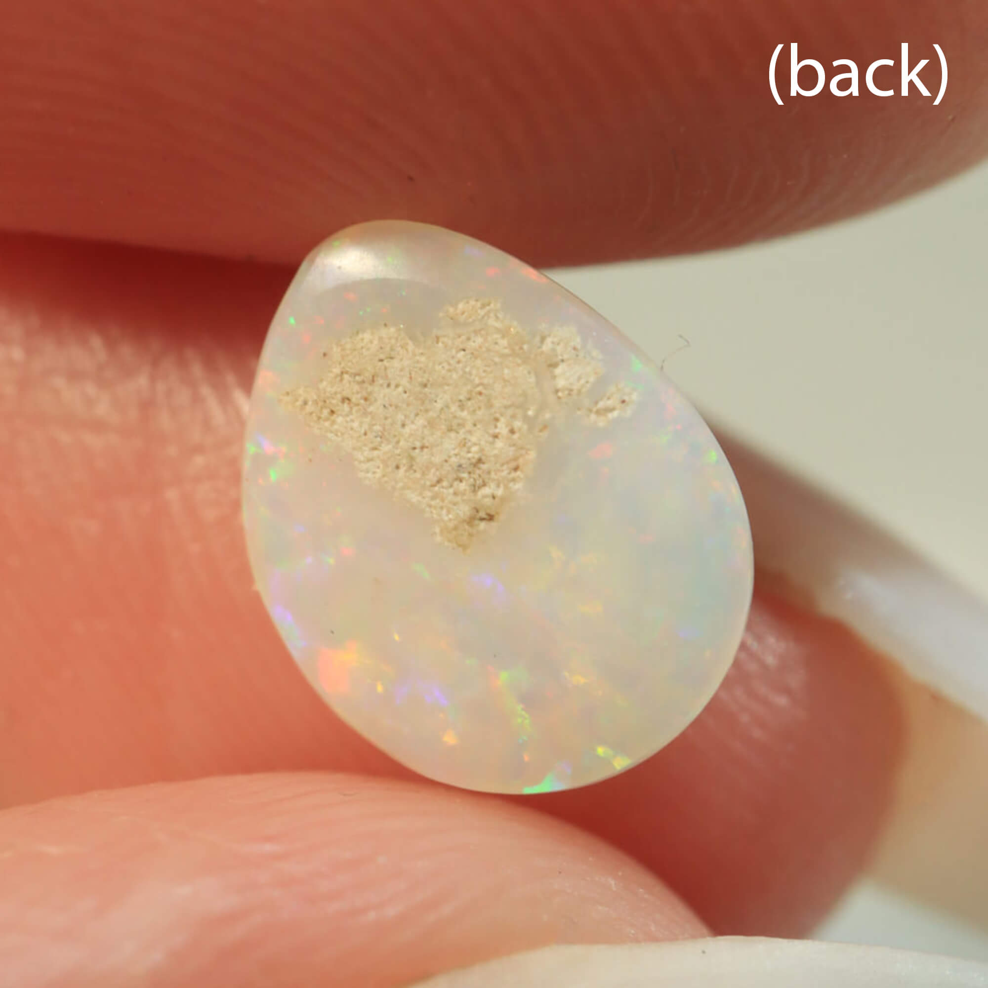 0.90ct Light Opal - 8 x 9.5 x 2mm