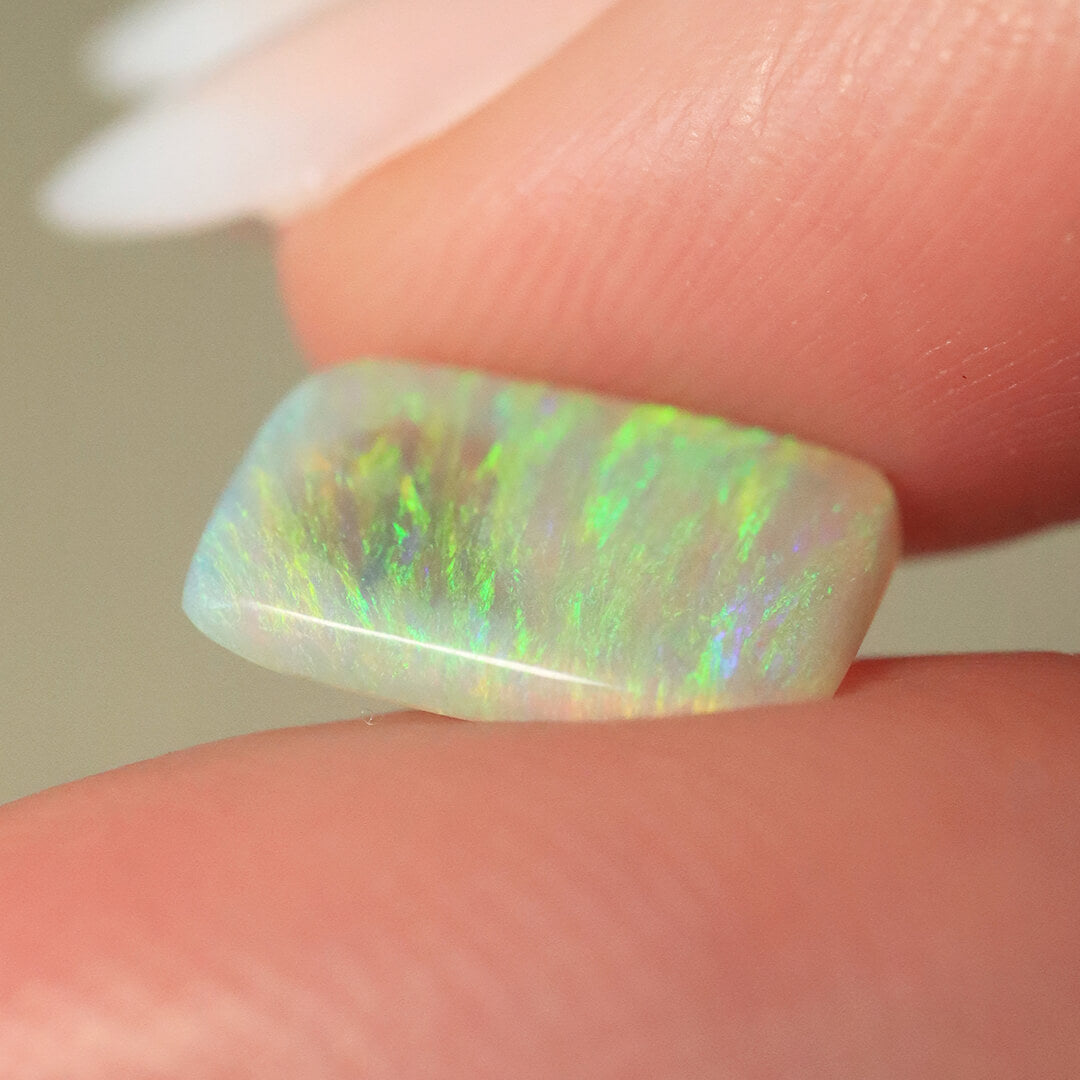1.50ct Dark Crystal Opal - 8 x 11.5 x 2mm