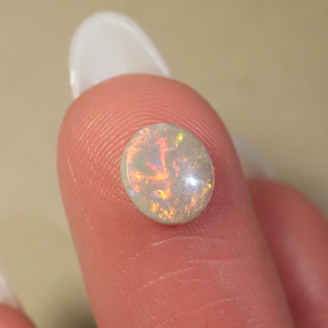 0.55ct Dark Opal - 7.5 x 8 x 2mm