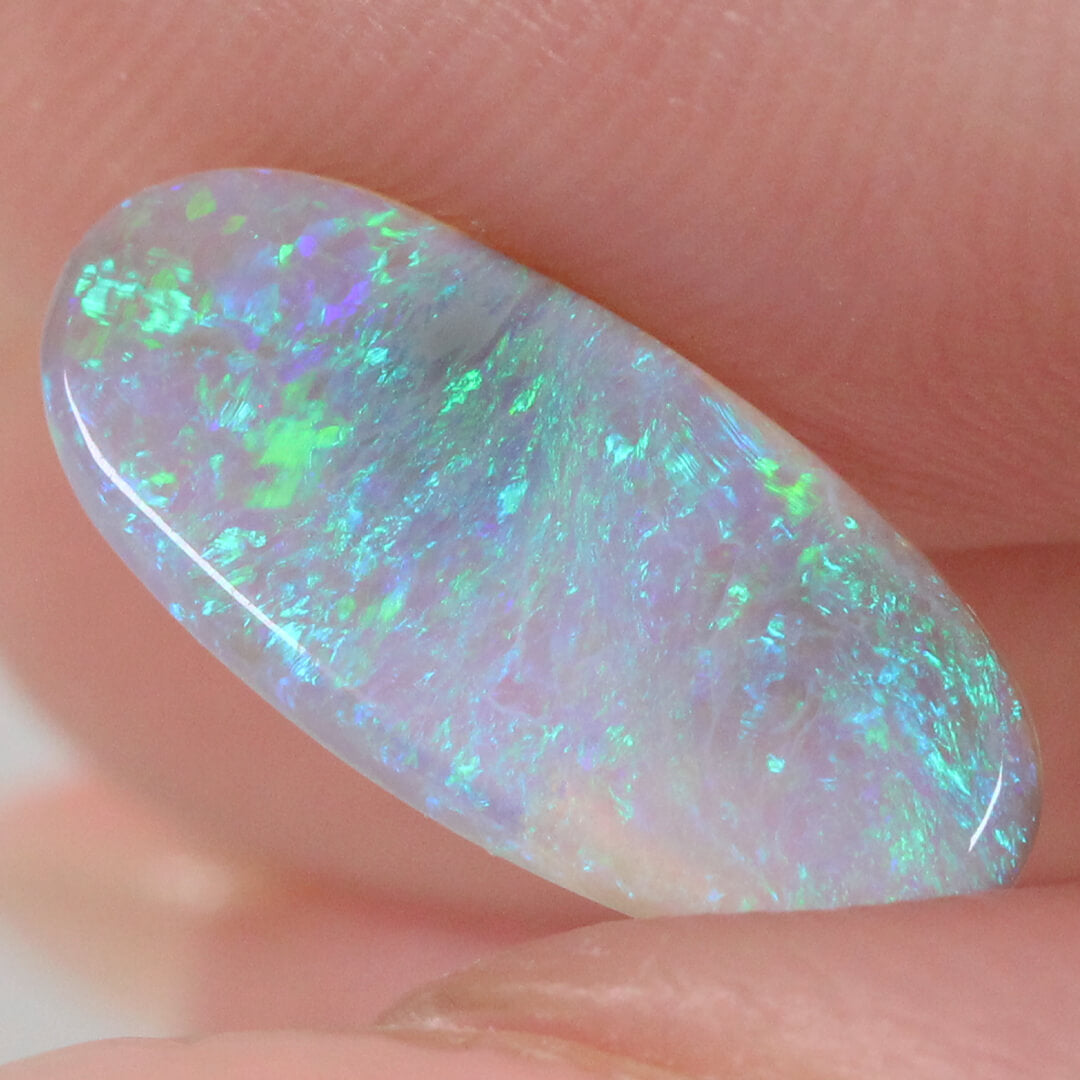 1.69ct Dark Crystal Opal - 7 x 16 x 2 mm