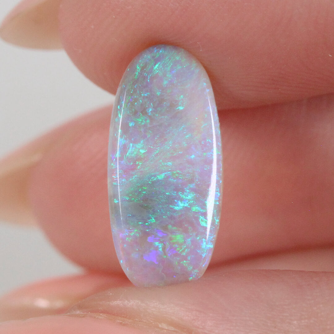 1.69ct Dark Crystal Opal - 7 x 16 x 2 mm