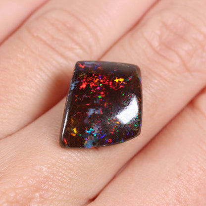 10.95ct Boulder Opal - 14 x 16.5 x 4.5mm