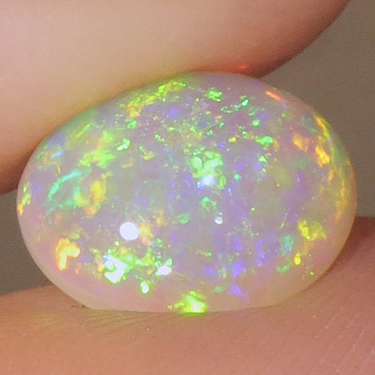 1.95ct Dark Crystal Opal - 8.5 x 10 x 4mm