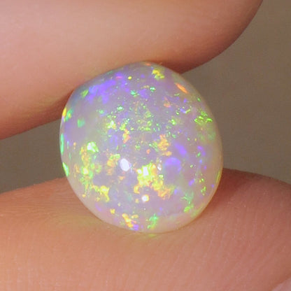 1.95ct Dark Crystal Opal - 8.5 x 10 x 4mm