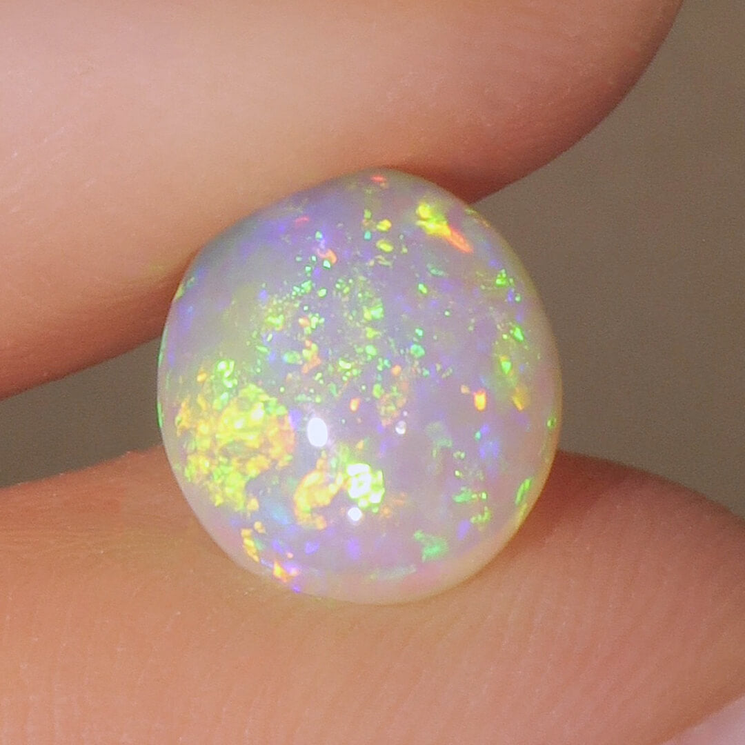 1.95ct Dark Crystal Opal - 8.5 x 10 x 4mm