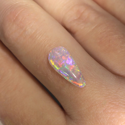 1.00ct Dark Crystal Opal - 7 x 15 x 2mm