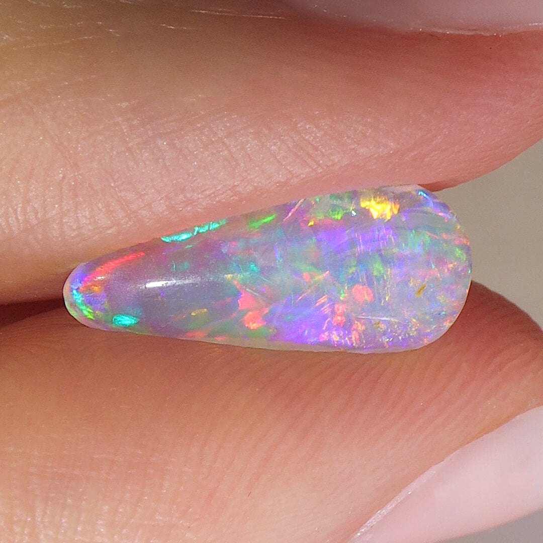 1.00ct Dark Crystal Opal - 7 x 15 x 2mm