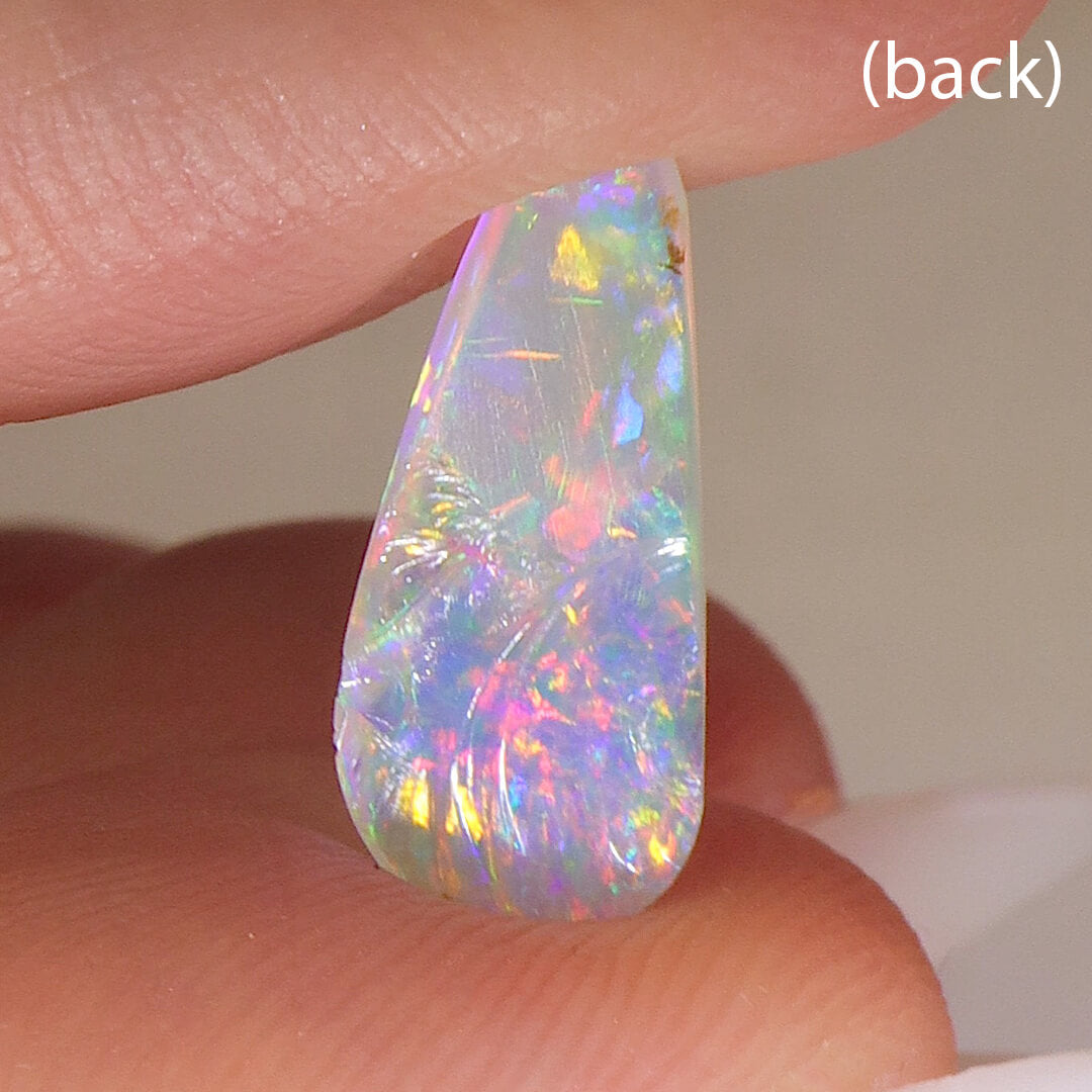 1.00ct Dark Crystal Opal - 7 x 15 x 2mm