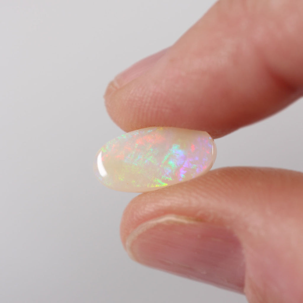 Blue-purple light opal 2.05ct natural solid Australian opal from Coober Pedy