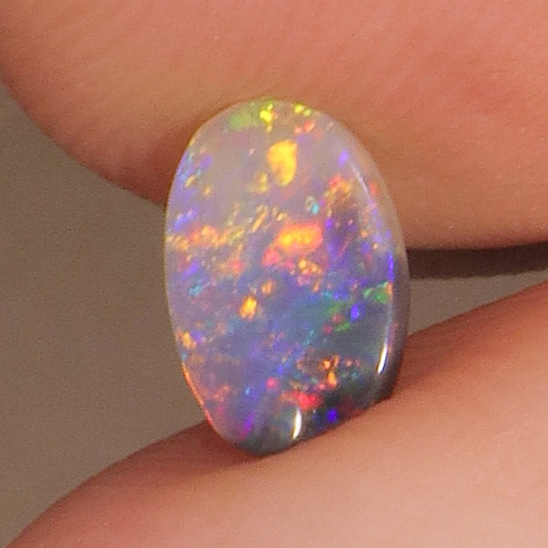 0.30ct Black Opal - 4.5 x 6.5 x 1.5mm