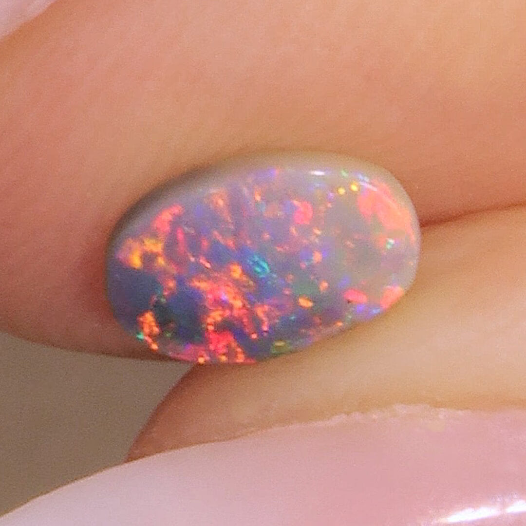 0.30ct Black Opal - 4.5 x 6.5 x 1.5mm